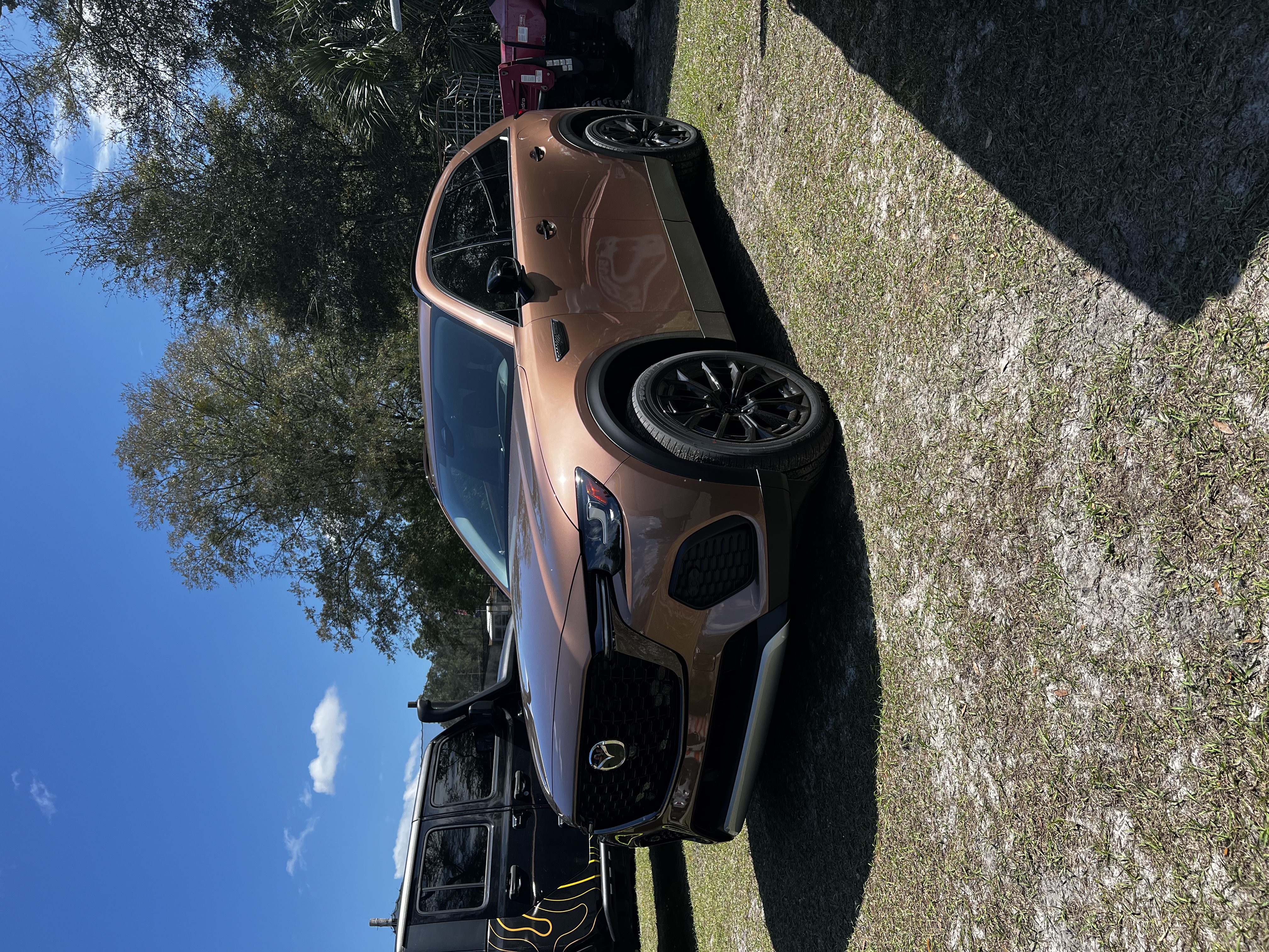 Client's new Mazda CX-70 in Melting Copper Metallic — Deal Drvn negotiated $6,057 off MSRP